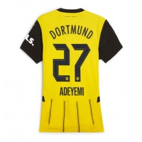 Camiseta Borussia Dortmund Karim Adeyemi #27 Primera Equipación Replica 2024-25 para mujer mangas cortas